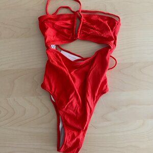Mai Petit Swimwear One Piece Red Size S